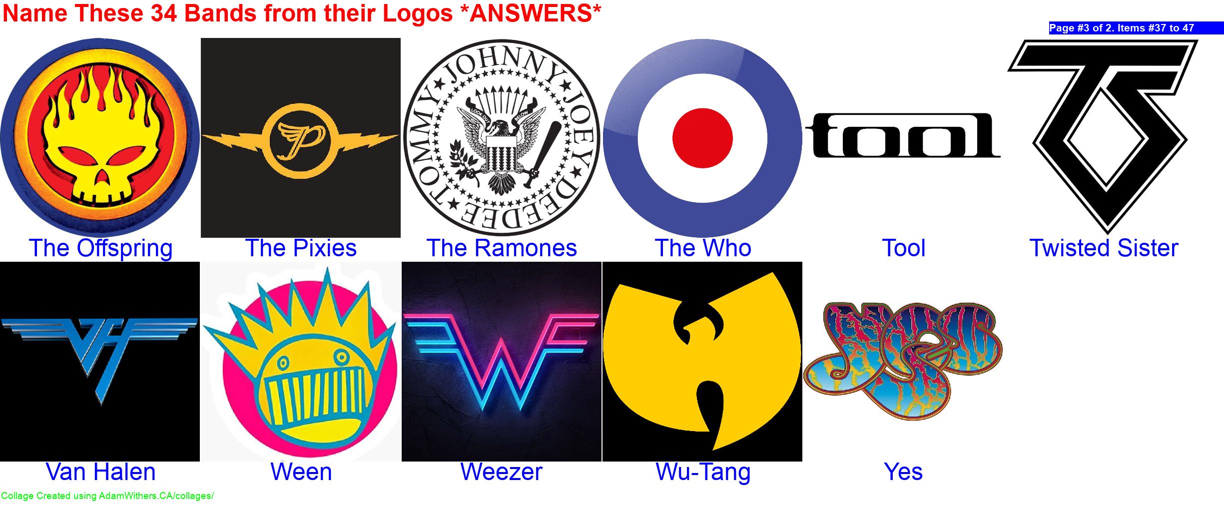 CollageA: guessBandLogo Page 3